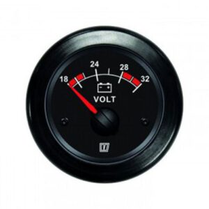 zwart 24volt klokje vetus inb52mm